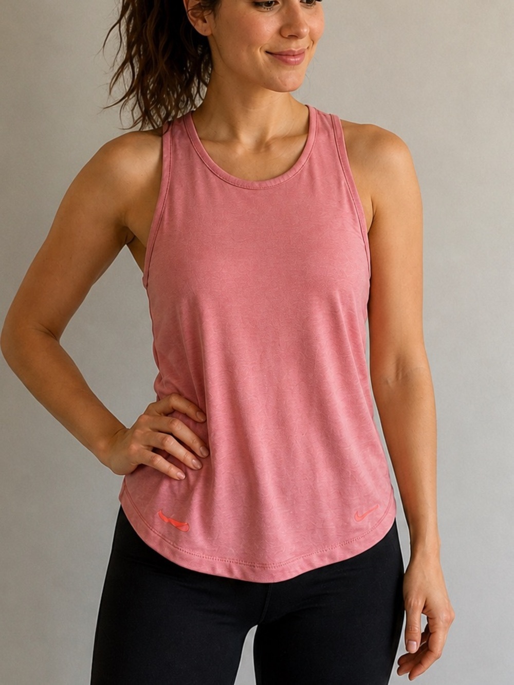 Nike Dri-Fit Pink Sleeveless Workout Tank Top